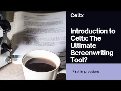 Celtx video thumbnail