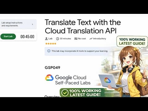 Google Cloud Translation AI video thumbnail