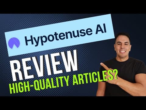 Hypotenuse AI video thumbnail