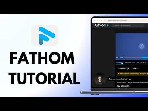 Fathom AI Notetaker video thumbnail