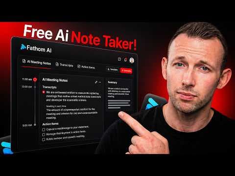 Fathom AI Notetaker video thumbnail