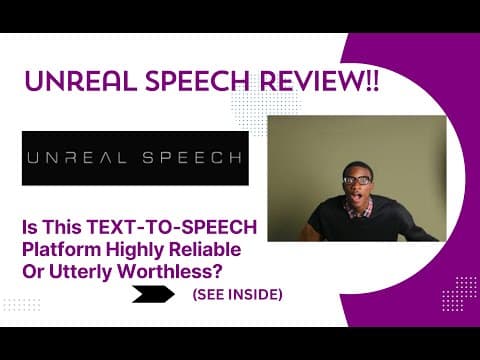 Unreal Speech video thumbnail