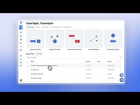 Transkriptor video thumbnail