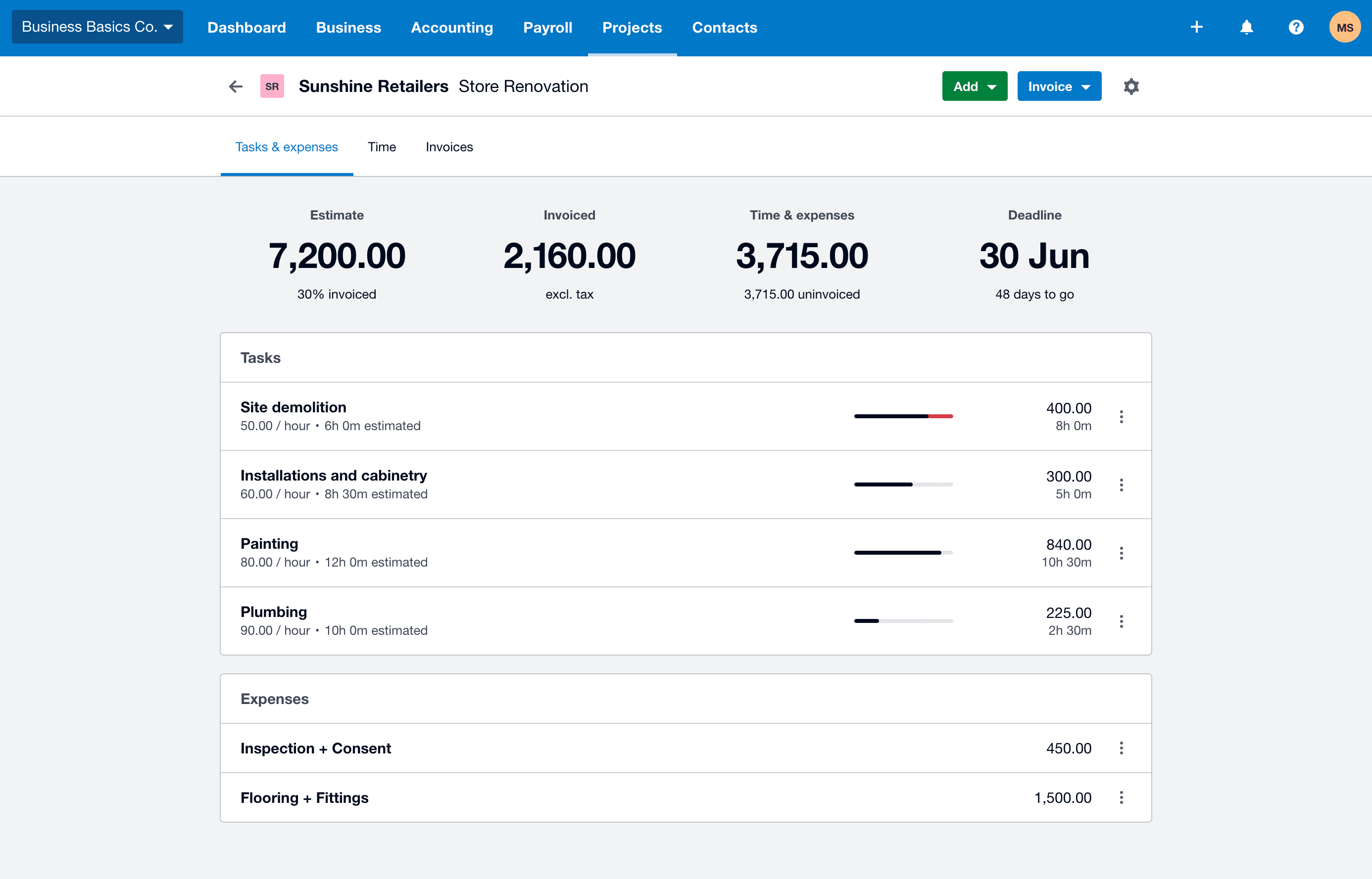 Xero screenshot 5