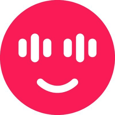 Boomy AI music generation platform official logo representing the generative song creation and streaming distribution tool used by millions of creators