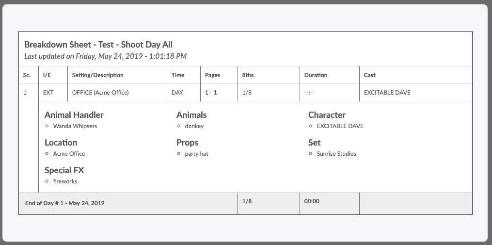 Celtx screenshot 6
