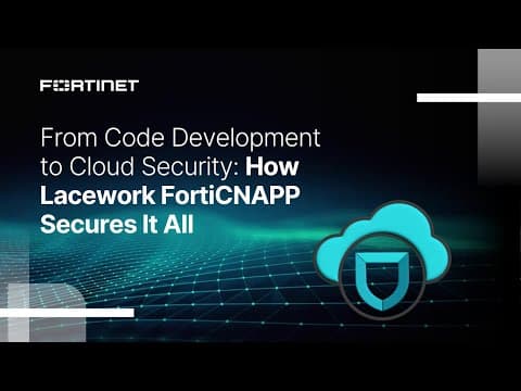Lacework FortiCNAPP video thumbnail
