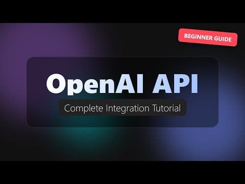 OpenAI API video thumbnail