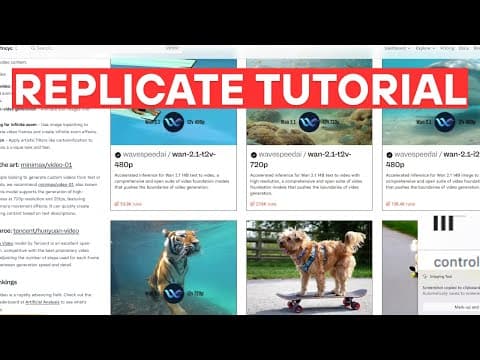 Replicate video thumbnail