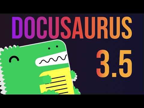 Docusaurus video thumbnail