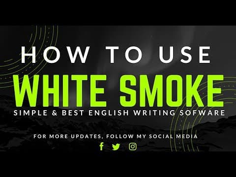 WhiteSmoke video thumbnail