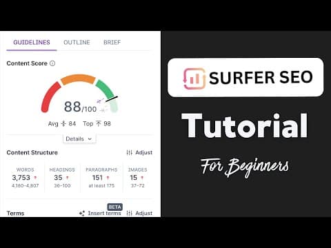 Surfer SEO video thumbnail