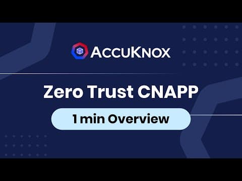 AccuKnox video thumbnail