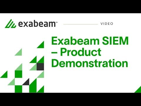 Exabeam video thumbnail