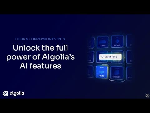Algolia video thumbnail