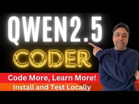 Qwen2.5-Coder video thumbnail
