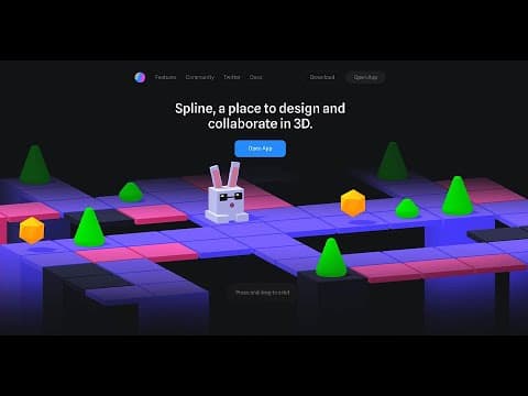 Spline video thumbnail