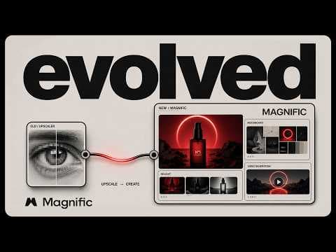 Magnific AI video thumbnail