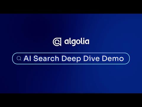 Algolia video thumbnail