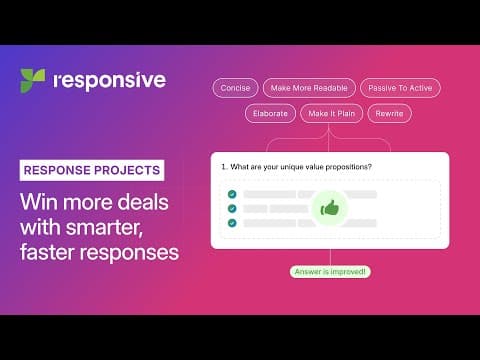 Responsive video thumbnail