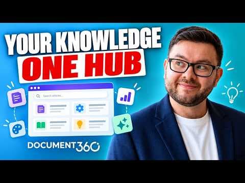 Document360 video thumbnail
