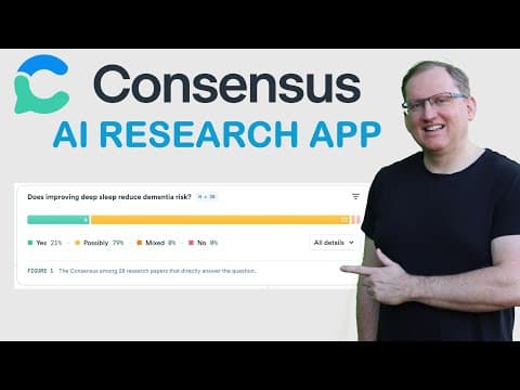 Consensus AI video thumbnail