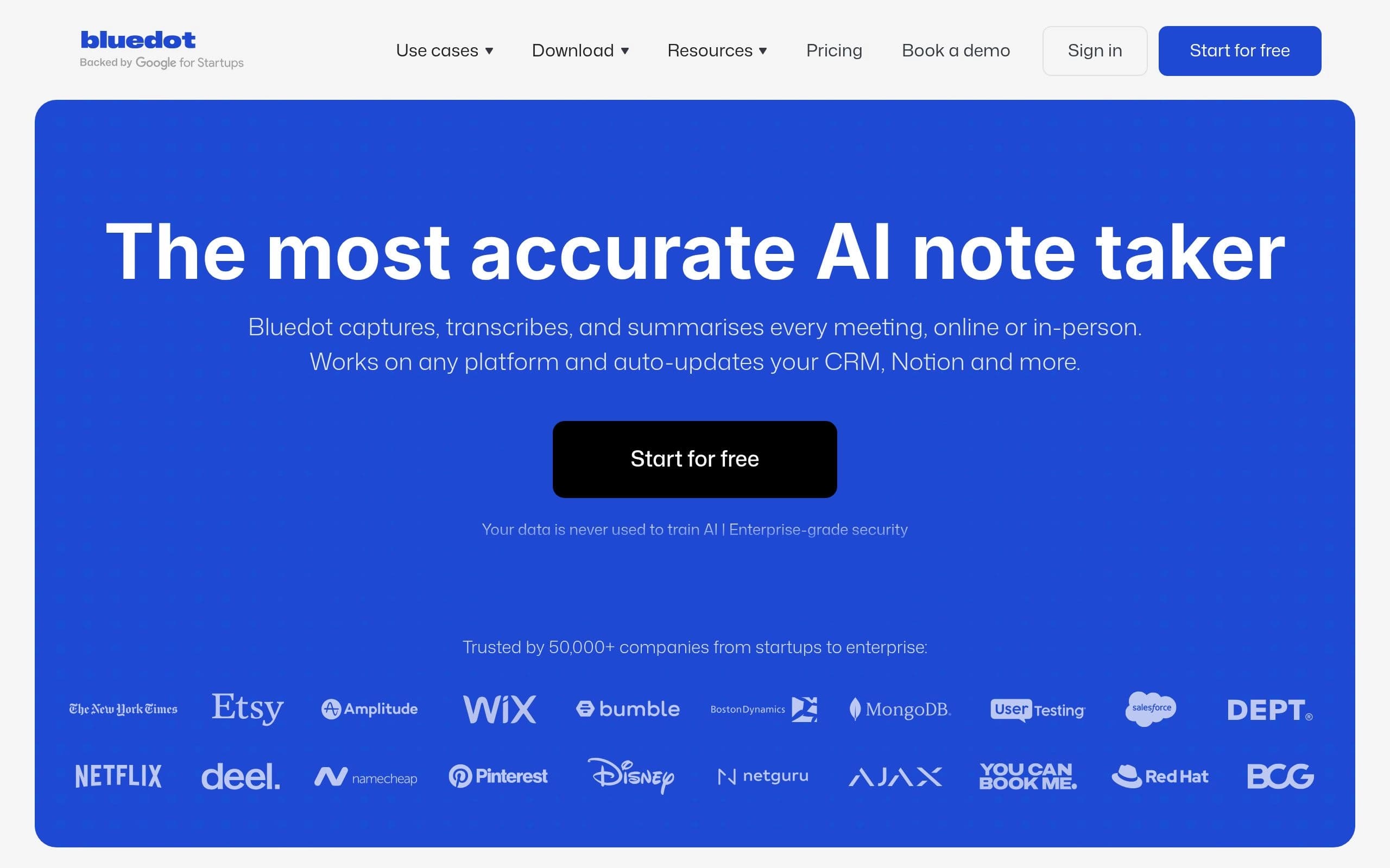 Bluedot screenshot 2