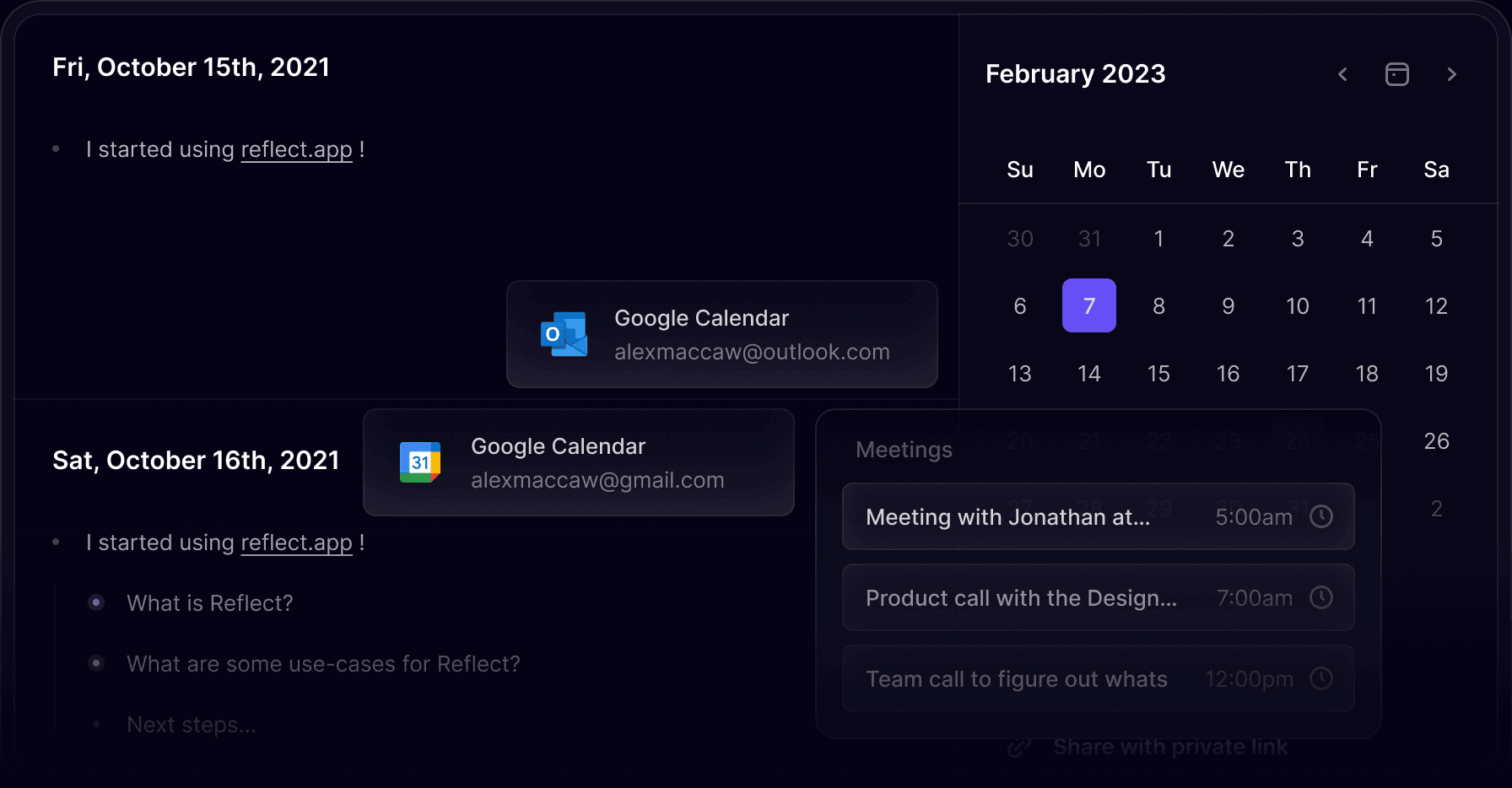 Reflect Notes screenshot 3