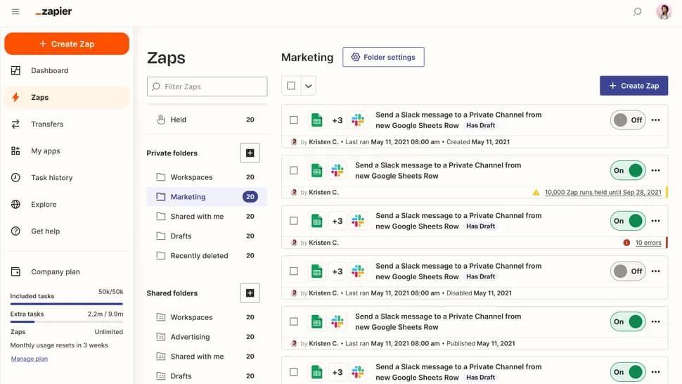 Zapier screenshot 5