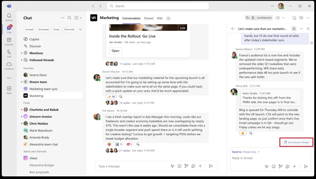 Copilot in Microsoft Teams screenshot 4
