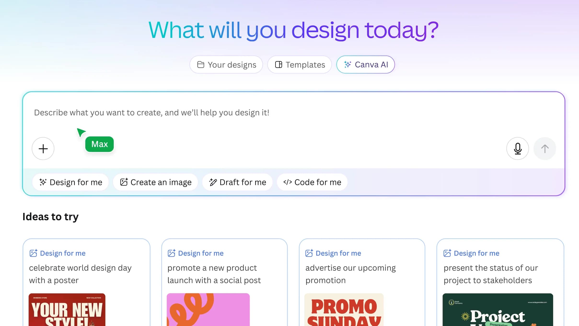 Canva AI screenshot 4