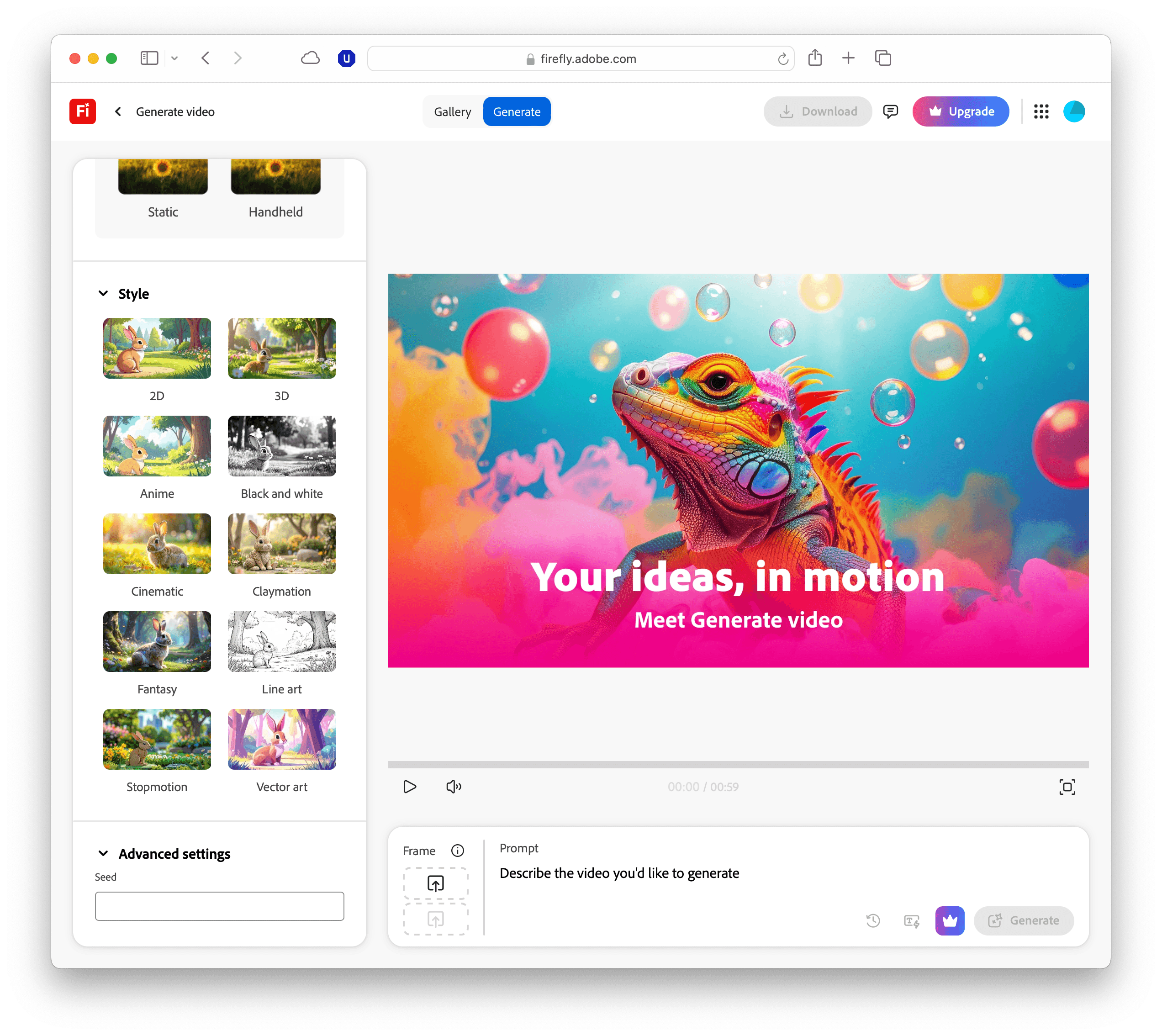 Adobe Firefly screenshot 3