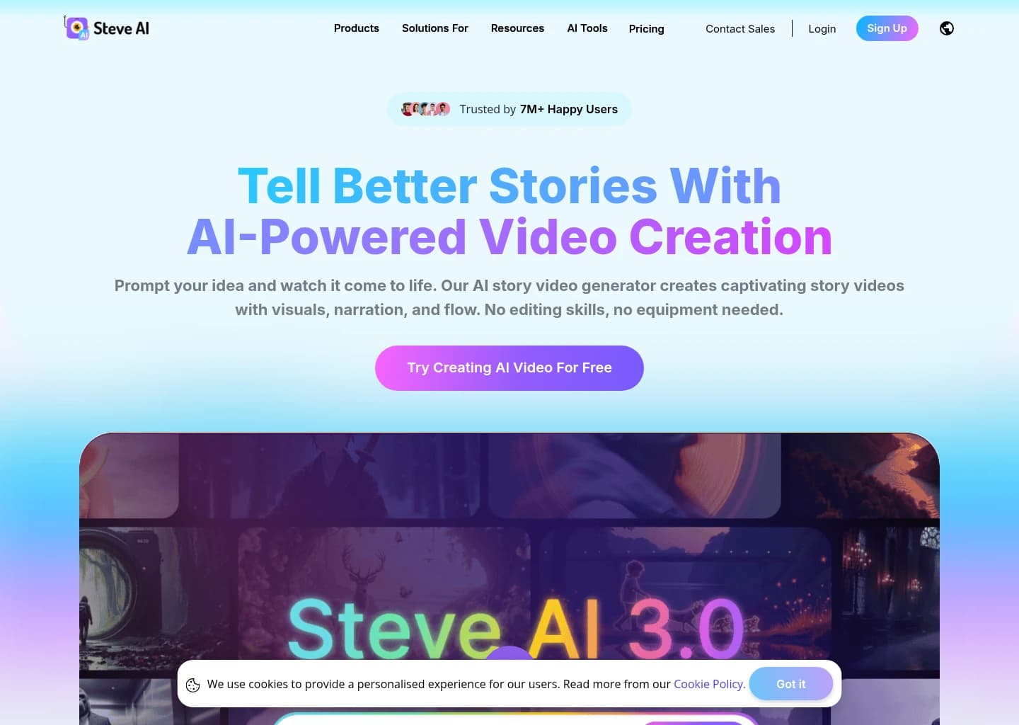 Steve AI screenshot 2