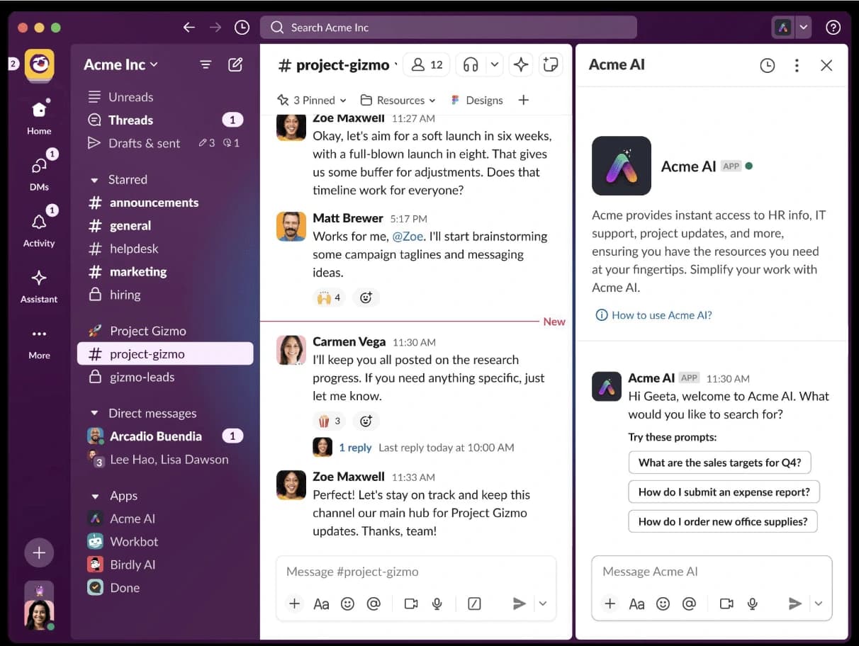Slack AI screenshot 4
