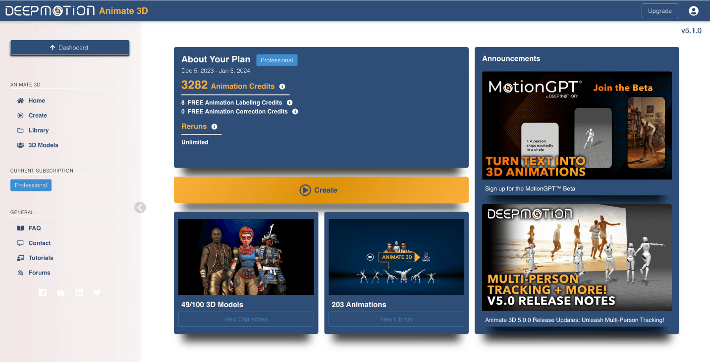 DeepMotion screenshot 3