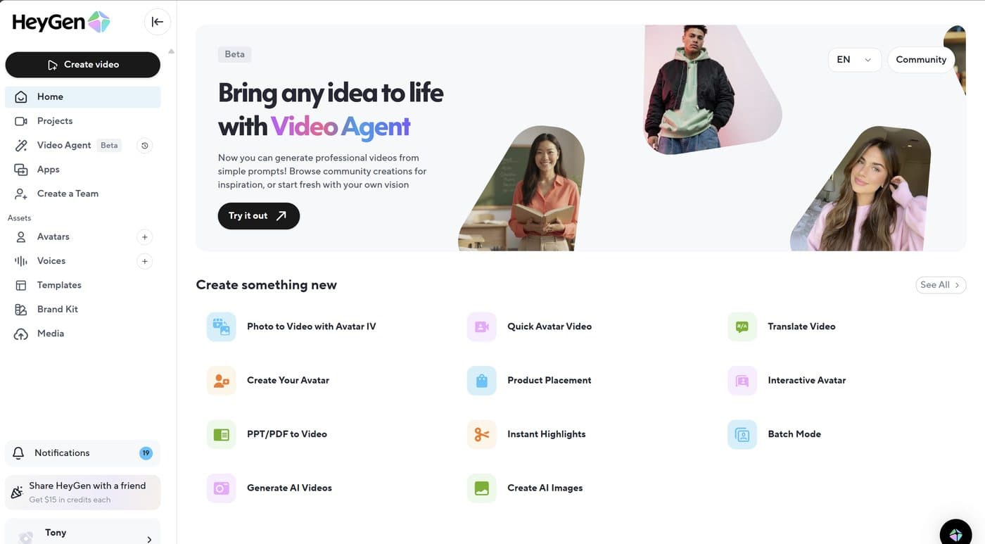 HeyGen screenshot 3