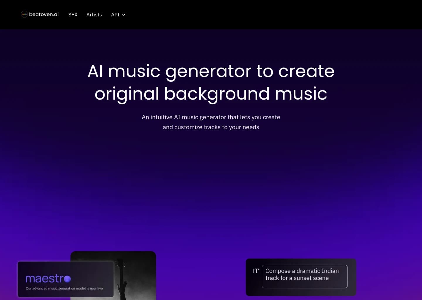 Beatoven.ai screenshot 2