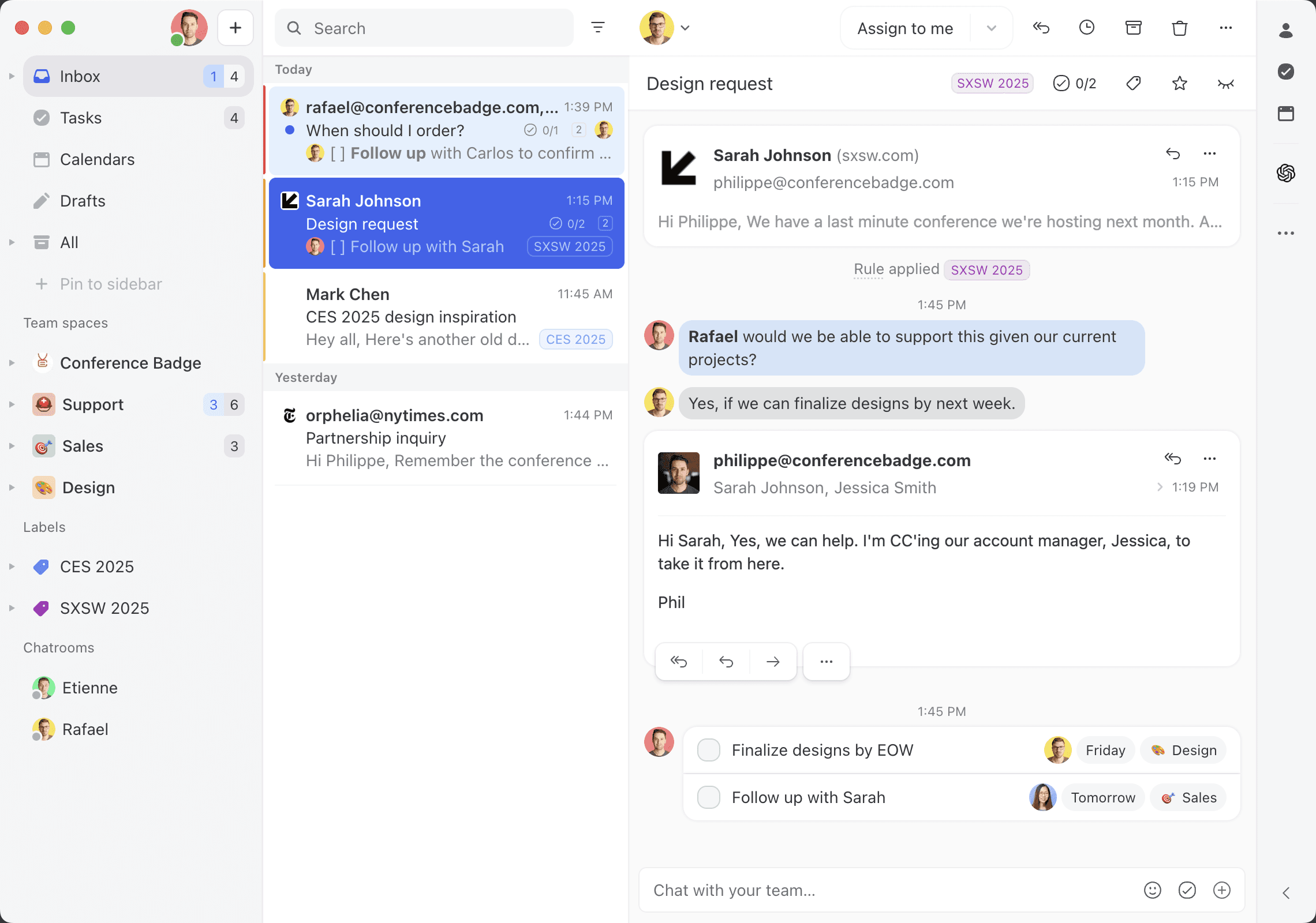 Missive screenshot 5