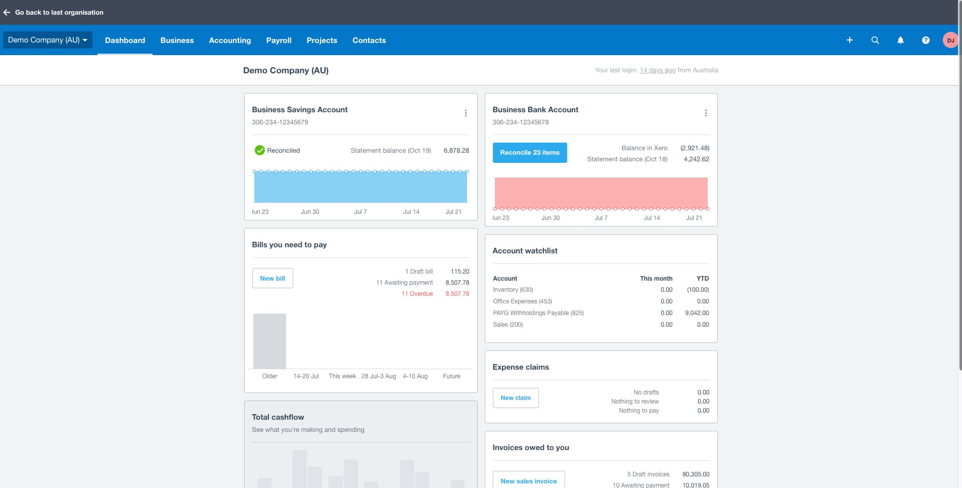 Xero screenshot 4