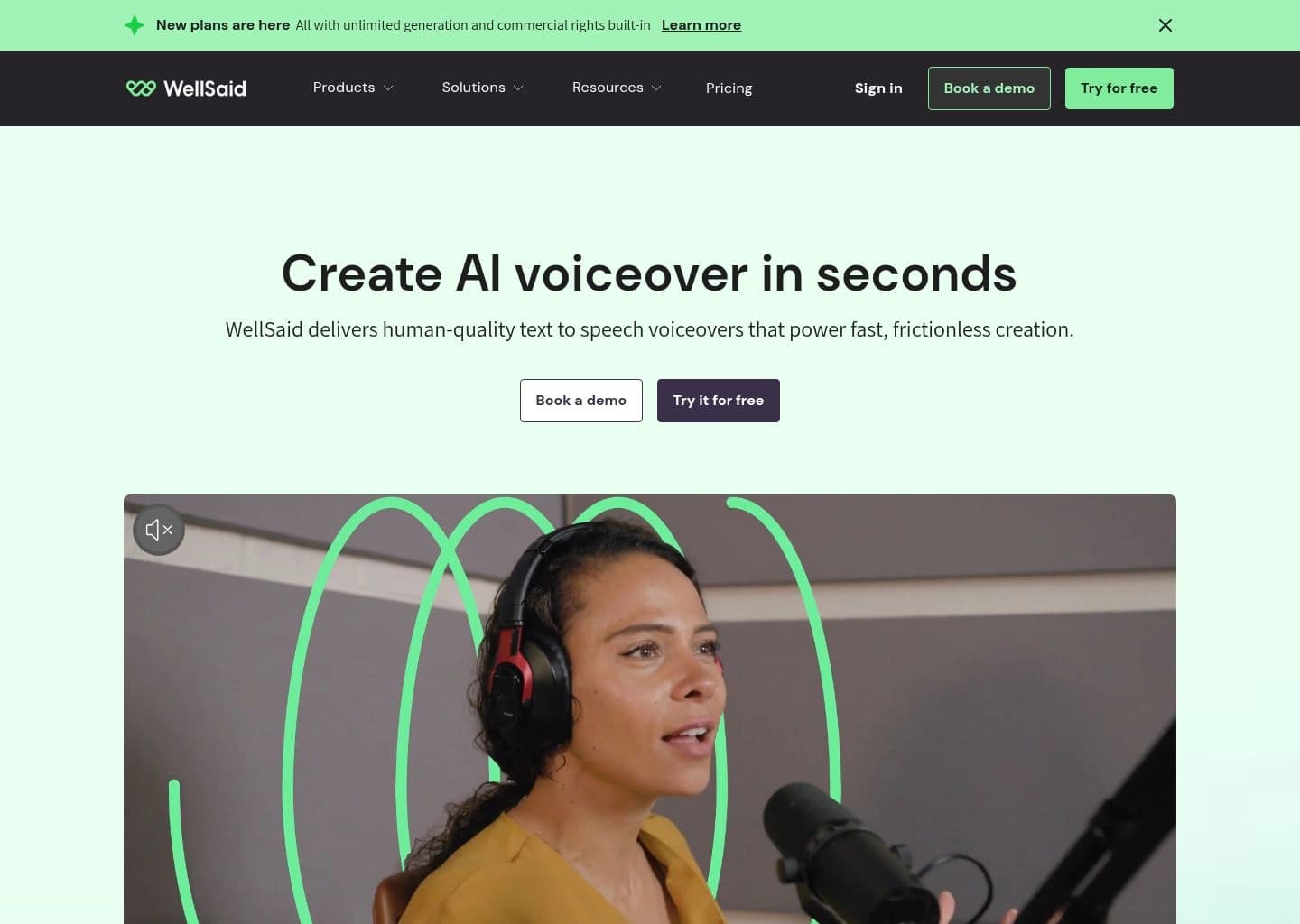WellSaid Labs screenshot 2