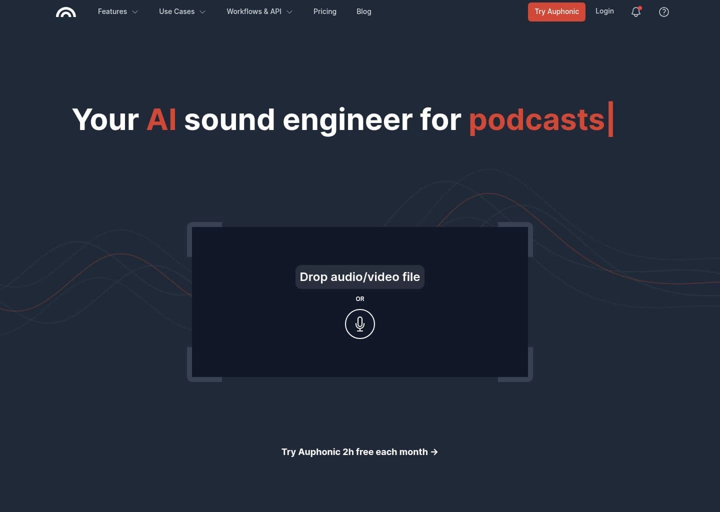 Auphonic screenshot 4