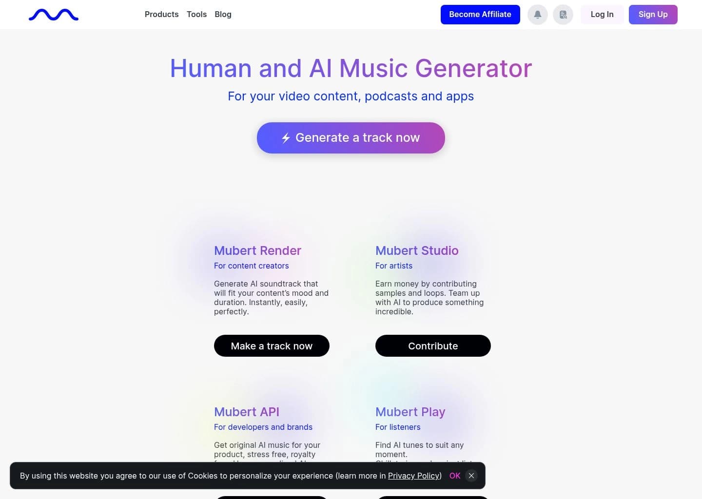 Mubert screenshot 4