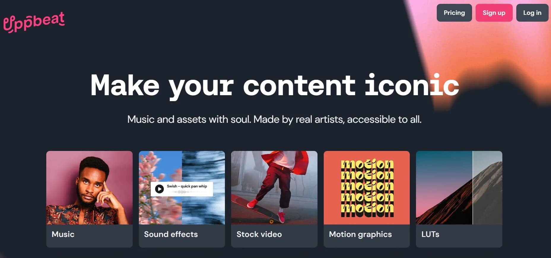 Uppbeat screenshot 4