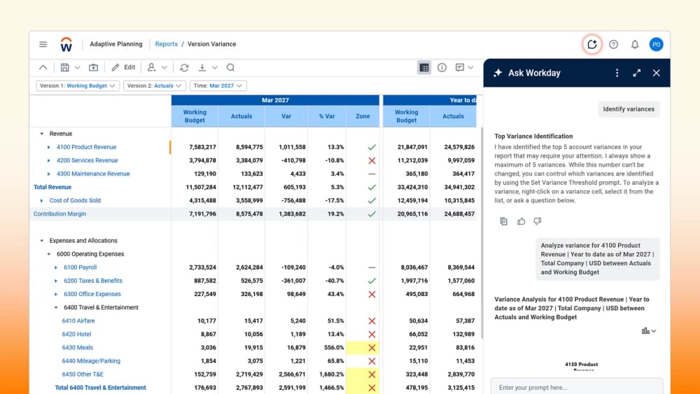 Workday Adaptive Planning screenshot 5
