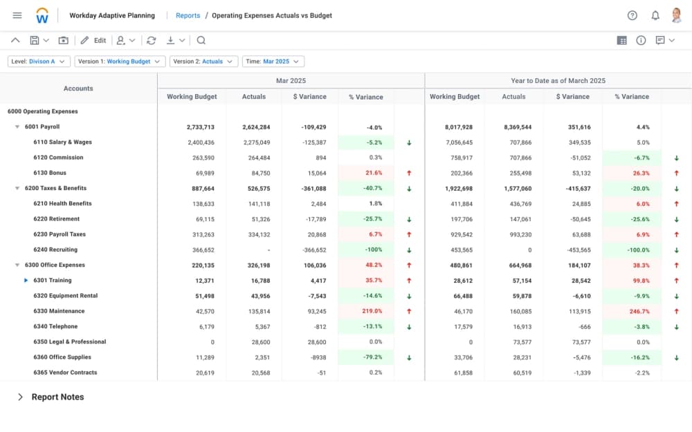 Workday Adaptive Planning screenshot 6