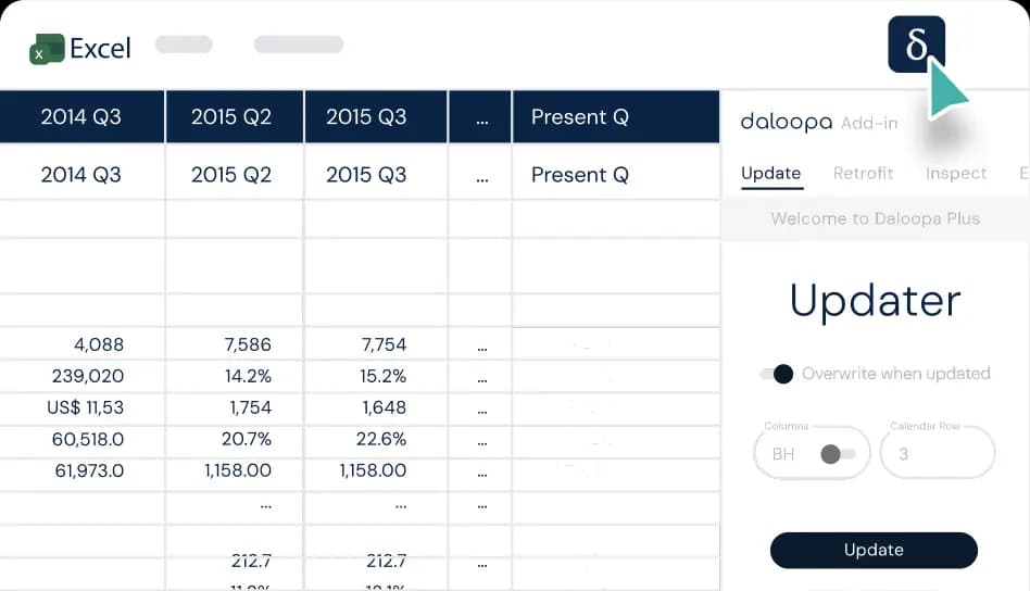 Daloopa screenshot 2