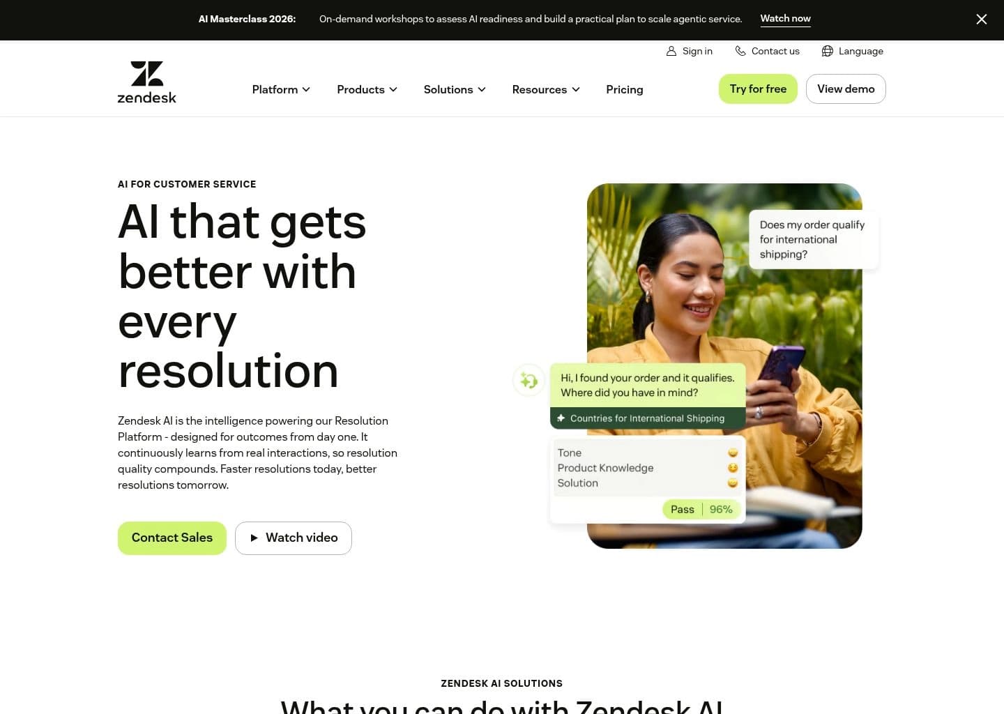Zendesk AI screenshot 3