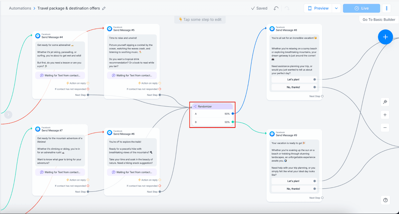 Manychat screenshot 5