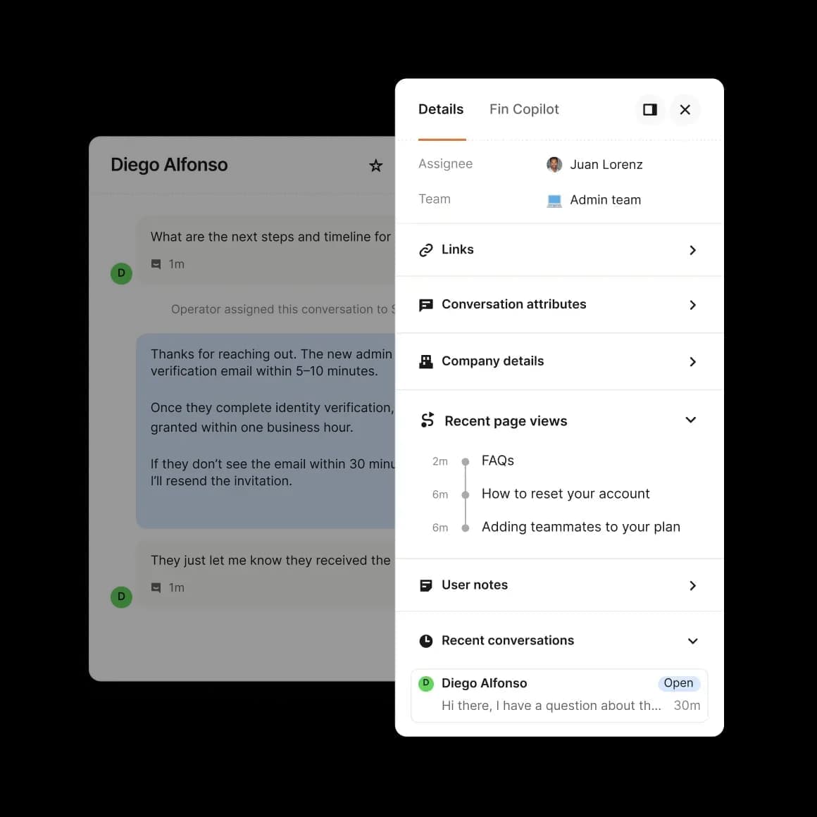 Intercom screenshot 5
