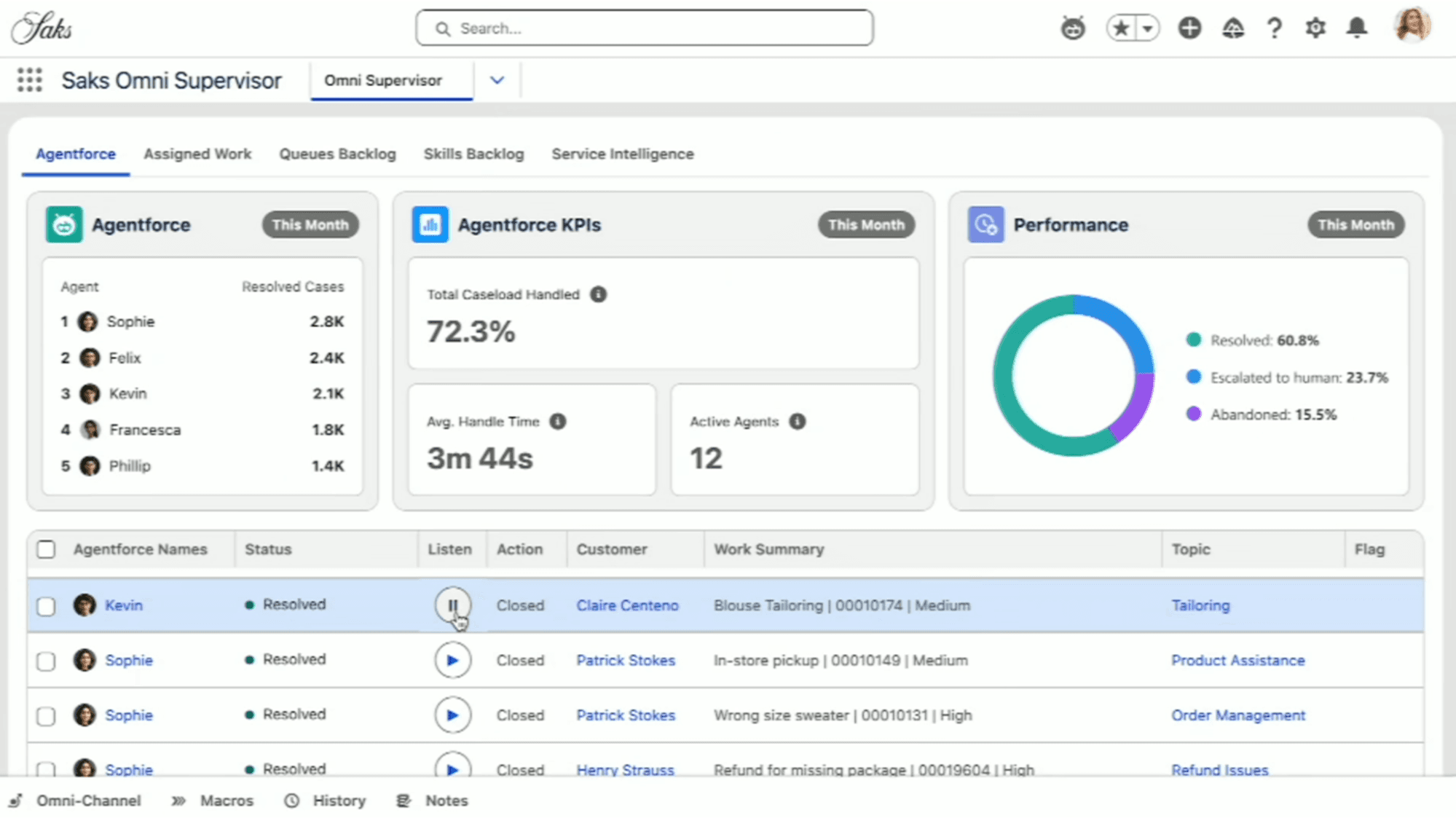 Salesforce Agentforce screenshot 7